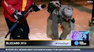 Watch Would you ride a scooter in a blizzard? This guy tried Video