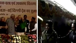 Watch PM Modi flags-off Mahanama Express from Varanasi Video