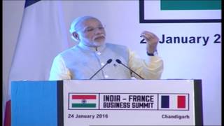 Watch PM Modi's address at India France Business Summit Video
