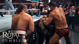 Watch WWE Network: The League of Nations attacks Roman Reigns: Royal Rumble 2016 Video