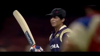 Watch IPL 2015 Shahrukh Khan Playing match KKR vs RCB Video