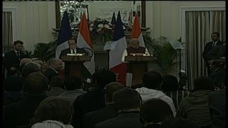Watch PM Modi at the Joint Press Statement with the President of France Francois Hollande in New Delhi Video