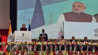 Watch PM Modi's address at the inauguration of International Solar Alliance Secretariat in Gurgaon Video