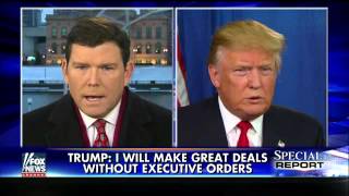 Watch Trump talks endorsements, deal-making and debate plans Video