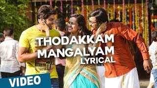 Watch Thodakkam Mangalyam || Tamil Song with Lyrics || Bangalore Naatkal || Arya || Bobby Simha || Gopi Sunder Video