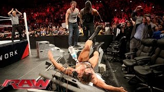 Watch Roman Reigns & Dean Ambrose vs.  Sheamus & Rusev: WWE Raw, January 25, 2016 Video