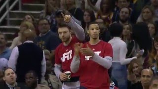 Watch LeBron James Slams Home an Alley-Oop Off the Backboard! Video