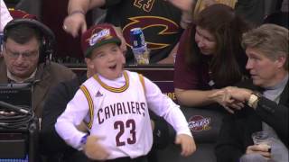 Watch NBA: Young Cavaliers Fan Goes Wild! Video