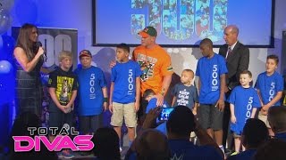 Watch John Cena celebrates his Make-A-Wish record: WWE Total Divas, January 26, 2016 Video