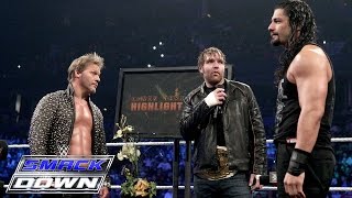 Watch "The Highlight Reel" welcomes special guests Roman Reigns and Dean Ambrose: WWE SmackDown, Jan. 28, 2016 Video