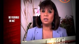 Watch Be Flexible in Nature - Rita Gangwani (Personality Architect) - Minute Of Motivation Video