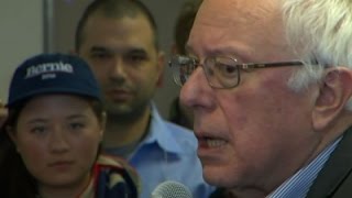 Watch Sanders: Ã¢â‚¬ËœGot a Tied Ballgame' With Clinton Video