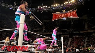 Watch The New Day toot their own horn before facing Roman Reigns & Dean Ambrose: WWE Raw, February 1, 2016 Video
