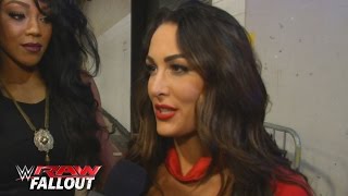 Watch Brie Bella reveals when her sister Nikki will return to action: Raw Fallout, Feb. 1, 2016 Video