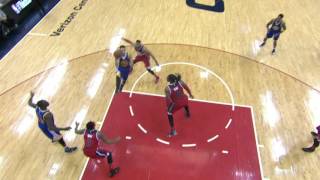 Watch NBA: Stephen Curry Crosses Up Two Defenders and Nails a Floater Video