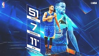 Watch NBA: Stephen Curry Explodes for 51 Points! Video
