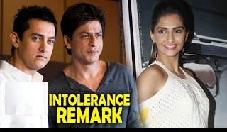 Watch Sonam Kapoor Defends Shahrukh Khan And Aamir Khan Over Intolerance Contoversy Video