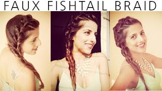 Watch Quick and Easy Faux Fishtail Braid | Tips and tricks Video
