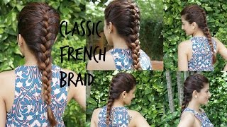 Watch How To: Classic French Braid/ Hairstyles For Medium to Long Hair Video