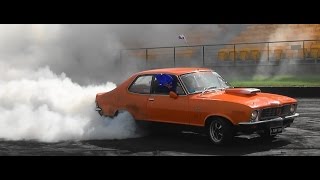 Watch 1 TUFF GTR TORANA BURNOUT AT SYDNEY DRAGWAY Video