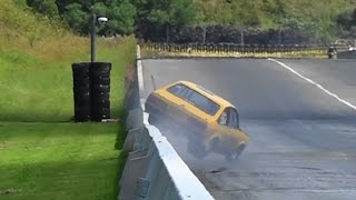 Watch EASY MOTORS TORANA HITS THE WALL AT SYDNEY DRAGWAY Video