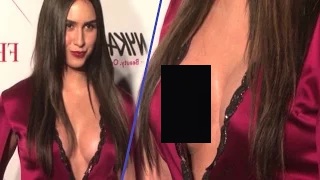 Watch Lauren Gottlieb Cleavage Show At Nykaa Femina Beauty Awards 2016 Video