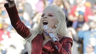 Watch Gaga Sings National Anthem at Super Bowl Video