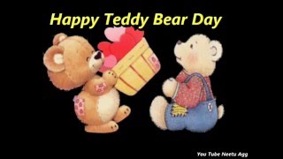 Watch Happy Teddy Bear Day Wishes Quotes Video | Valentine Day Video