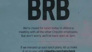 Watch Food Safety Meeting Delays Chipotle Opening Video