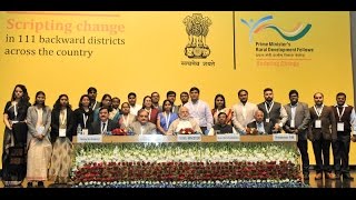 Watch PM Modi at an interaction with Prime Minister's Rural Development Fellows Video