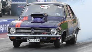 Watch SIKGTR TORANA 8.88 @ 152 MPH SYDNEY DRAGWAY Video