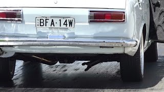 Watch DATSUN 1600 BREAKS A DRIVESHAFT AT SYDNEY DRAGWAY Video