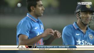 Watch India v Sri Lanka 2nd T20  12-2-2016 Match Highlights Video