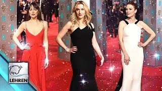 Watch 'BAFTA 2016' BEST DRESSED Celebs | Dakota Johnson, Kate Winslet Video