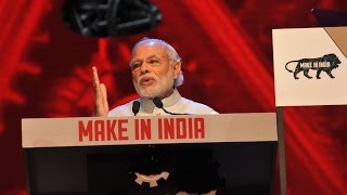 Watch PM Modi's address at the Launch of Make in India Week, in Mumbai Video