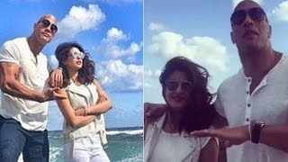 Watch Priyanka Chopra & Dwayne Johnson shoot for BAYWATCH Video