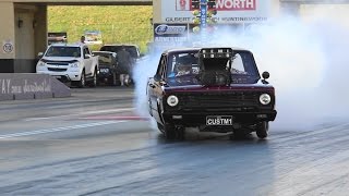 Watch CUSTOM BODYWORKS OUTLAW 10.5 VALIANT TESTING AT SYDNEY DRAGWAY Video