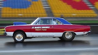 Watch ST MARYS ENGINES 9 SEC VALIANT AT SYDNEY DRAGWAY Video