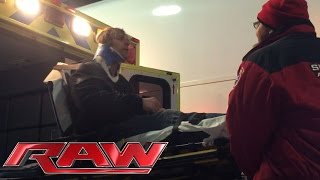 Watch Dean Ambrose is rushed to a local medical facility Video