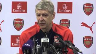 Watch Arsene Wenger challenges Arsenal players to pull off another "special" win at Old Trafford Video