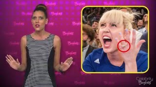 Watch Miley Cyrus Spends Quality Family Time At Basketball Game! Video