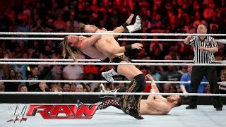 Watch Dolph Ziggler, Sami Zayn & Sin Cara vs. Kevin Owens, The Miz & Stardust: Raw, March 28, 2016 Video