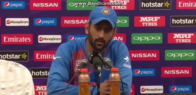 Watch M.S.Dhoni funny reply about his retirement - India vs West Indie - t20 world cup Video