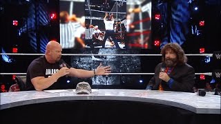 Watch Mick Foley talks his about his notoriously high pain threshold: Stone Cold Podcast, WWE Network Video