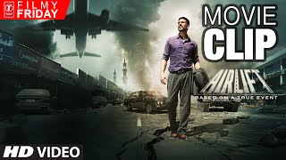 Watch AIRLIFT MOVIE CLIPS 8 - Air India in WAR ZONE For AIR Rescue Operation Video