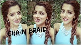 Watch 2 Minute Chain Braid Hairstyle - Cute and Easy Hairstyles Video