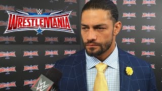 Watch Roman Reigns wants no bad vibes for his WrestleMania match with Triple H: April 1, 2016 Video