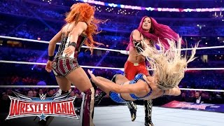 Watch Becky Lynch vs. Sasha Banks vs. Charlotte - WWE Women's Title Match: WrestleMania 32 on WWE Network Video