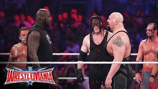 Watch Shaquille O'Neal enters the 3rd annual Andre the Giant Memorial Battle Royal: WrestleMania 32 Video