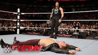 Watch Roman Reigns is confronted by Kevin Owens, AJ Styles, Sami Zayn & Chris Jericho: Raw, Apr. 4,. 2016 Video